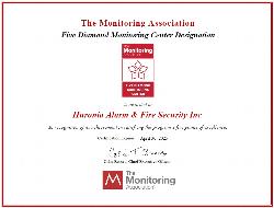 Huronia Alarm & Fire Security, Inc. renews TMA Five Diamond Monitoring Center Designation